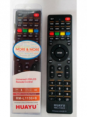 Универсальный пульт Huayu RM-L1130+8 для LCD LED TV корпус MYSTERY MTV-2622LW