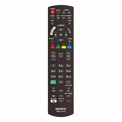 Универсальный пульт Huayu Panasonic RM-L1378 NETFLIX LED TV в корпусе N2QAYB000399