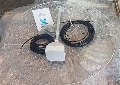 Антенна-усилитель 3G/4G (до 25 км) Vika-24F MIMO c кабелем 20 метров и пигтейлами