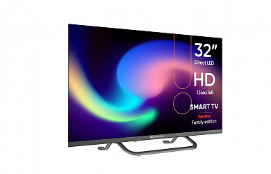 Smart телевизор Topdivece TDTV32BS04H_BK HD 32", черный