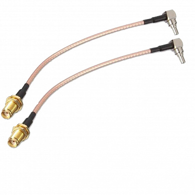 Комплект пигтейл-переходников (2 шт) SMA-female/TS9 для USB модемов 