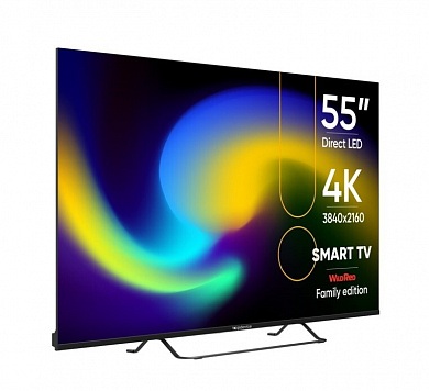 Smart-телевизор Topdevice TDTV55CS05U BK, Ultra Series, 55" (140 см)