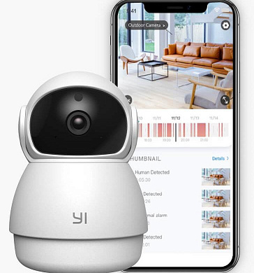 IP камера YI Dome Guard Smart PTZ Camera 1080p